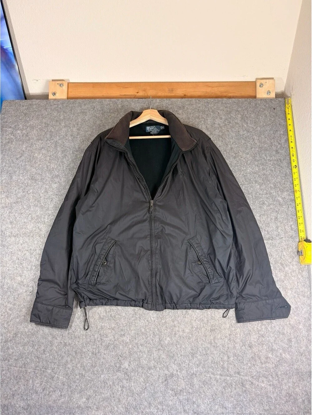 Vintage Polo Ralph Lauren Windbreaker Jacket XL Big Full Zip Logo